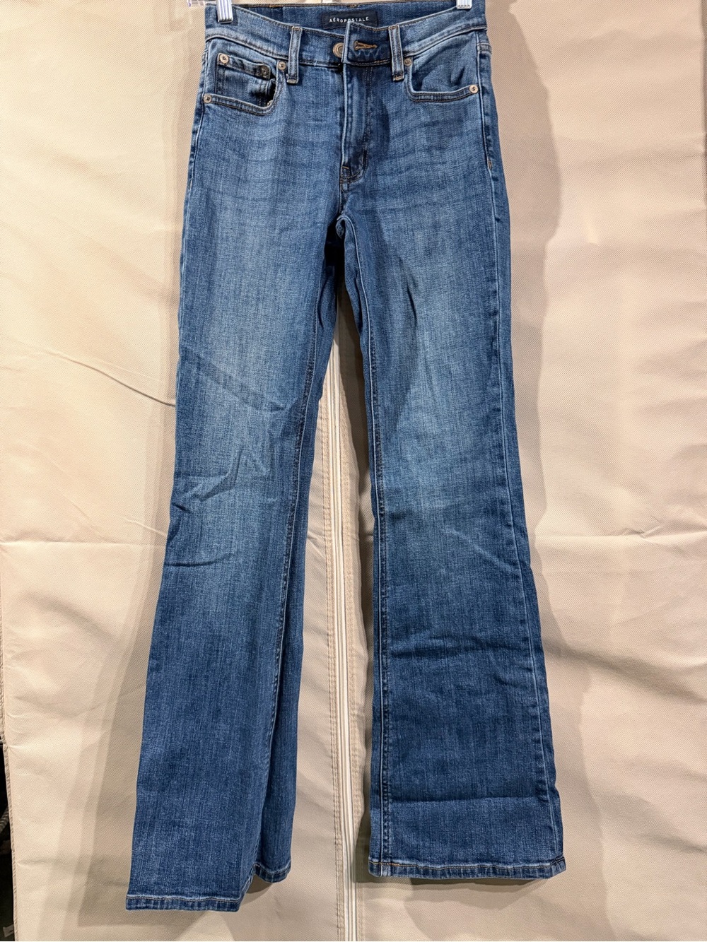 Aeropostale Blue Flare Wide-Leg Jeans